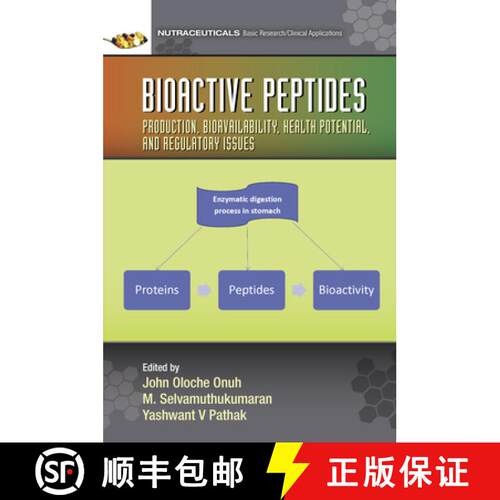 【3-4周达】精装 Bioactive Peptides: Production, Bioavailability, Health Potential, and Regulatory Issues [9780367511777]