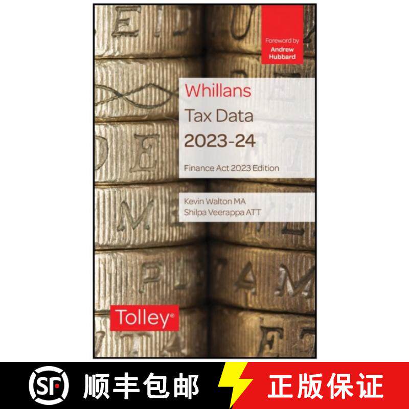 【3-4周达】Tolley's Tax Data 2023-24 (Finance Act edition) [9780754559047]