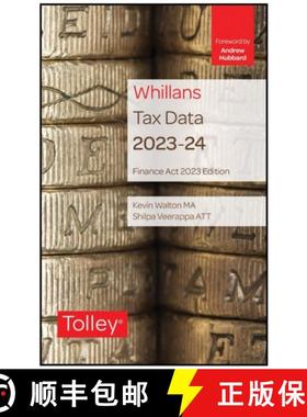 【3-4周达】Tolley's Tax Data 2023-24 (Finance Act edition) [9780754559047]