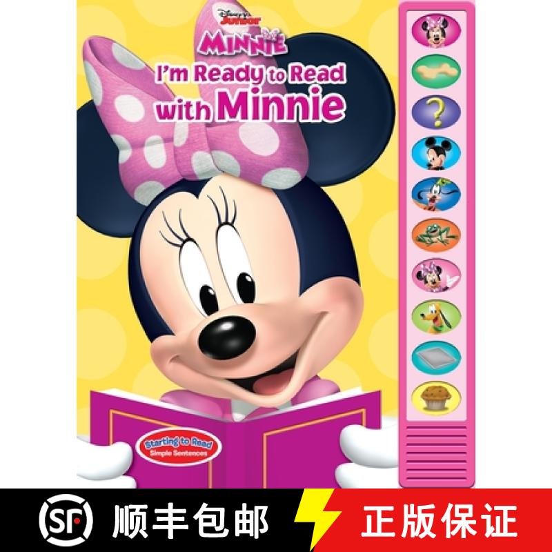 【2-3周达】Disney Junior Minnie: I'm Ready to Read with Minnie Sound Book [9781450862776]