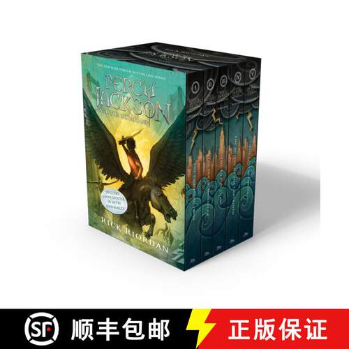 【3-4周达】Percy Jackson and the Olympians 5 Book Paperback Boxed Set (w/poster) [9781368098045]