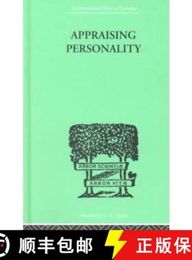 【3-4周达】Appraising Personality: THE USE OF PSYCHOLOGICAL TESTS IN THE PRACTICE OF MEDICINE [9780415210591]