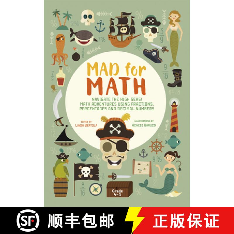 【3-4周达】Navigate The High Seas! Maths Adventures Using Fractions, Percentages and Decimal Numbers ... [9788854413740]