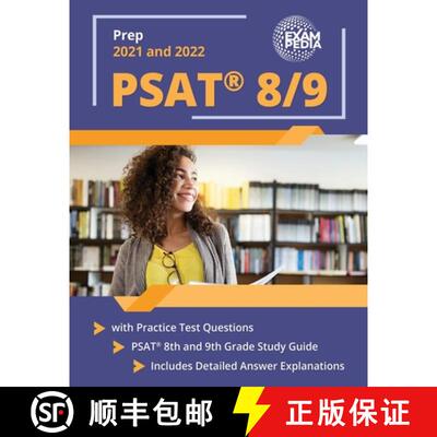 【3-4周达】PSAT 8/9 Prep 2021 and 2022 with Practice Test Questions: PSAT 8th and 9th Grade Study Gui... [9781637756966]