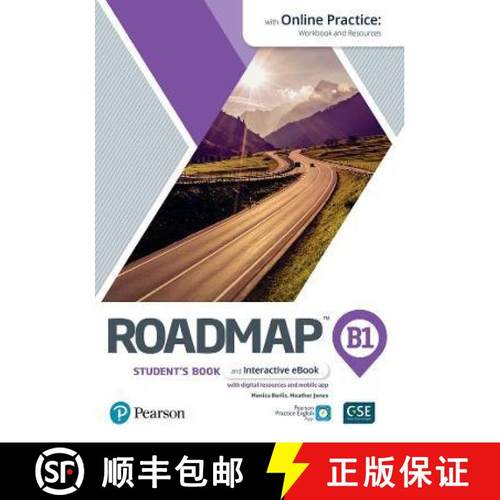 【3-4周达】Roadmap B1 Student's Book & Interactive eBook with Online Practice, Digital Resources & App [9781292393087]