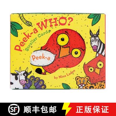 【3-4周达】Peek-A Who? Stroller Cards [9781452166148]