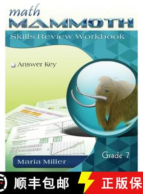预订 Math Mammoth Grade 7 Skills Review Workbook Answer Key [9781942715771]