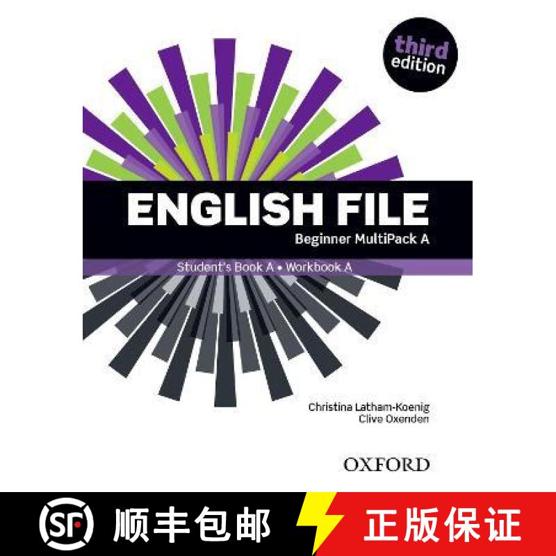 【2-3周达】English File: Beginner: Student's Book/Workbook MultiPack A [9780194501903]