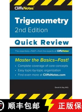 预订 CliffsNotes Trigonometry: Quick Review [9781957671154]