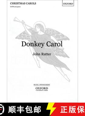 【3-4周达】Donkey Carol: SATB vocal score [9780193430556]