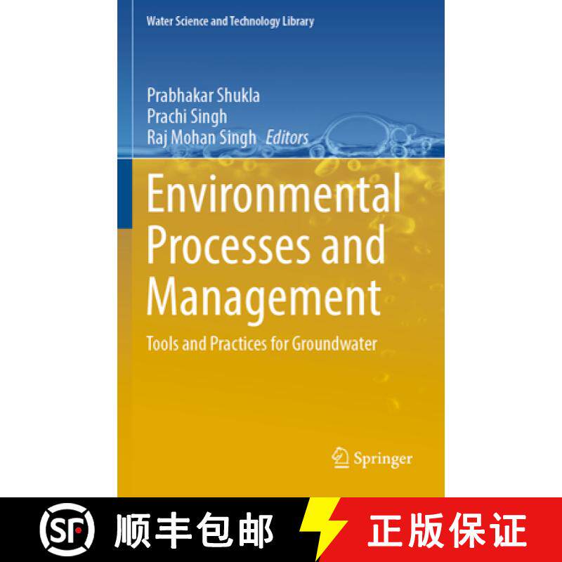 【3-4周达】Environmental Processes and Management: Tools and Practices for Groundwater [9783031202100]