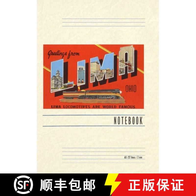 【3-4周达】Vintage Lined Notebook Greetings from Lima [9798385440412]