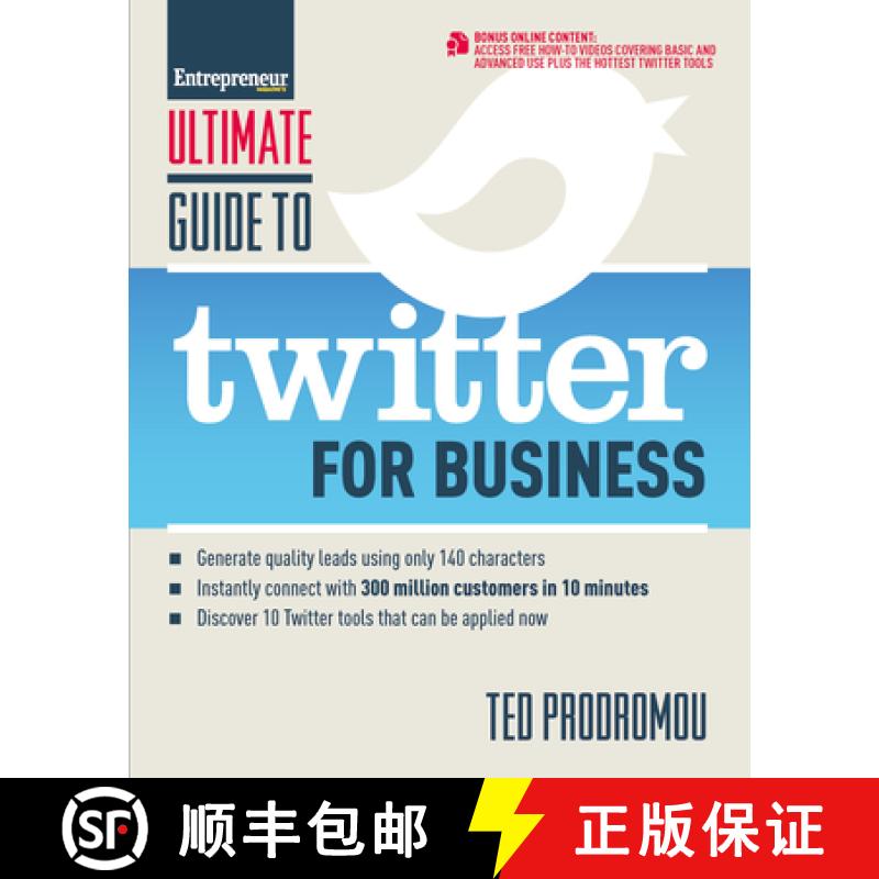 【3-4周达】Ultimate Guide to Twitter for Business: Generate Quality Leads Using Only 140 Characters, ... [9781599184494]