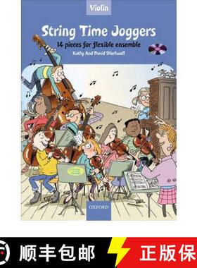 【3-4周达】String Time Joggers: 14 pieces for flexible ensemble (Violin book + CD) [9780193359130]