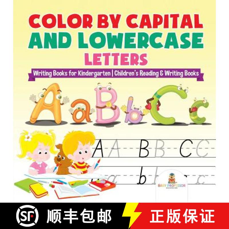 【3-4周达】Color by Capital and Lowercase Letters - Writing Books for Kindergarten | Children's Readi... [9781541927506]