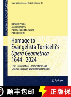 【3-4周达】Homage to Evangelista Torricelli's Opera Geometrica 1644-2024: Text, Transcription, Commen... [9783031069628]