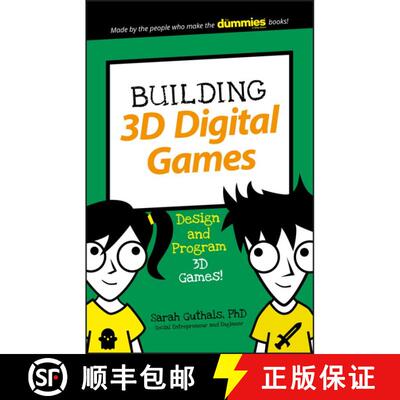 【3-4周达】Building 3D Digital Games [Wiley儿童] [9781119453475]
