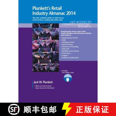 预订 Plunkett's Retail Industry Almanac 2014: Retail Industry Market Research, Statistics, Trends & L... [9781608797226]