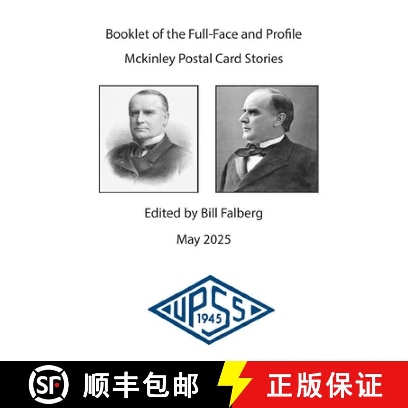 【3-4周达】Booklet of the Full-Face and Profile McKinley Postal Card Stories [9798992866018]