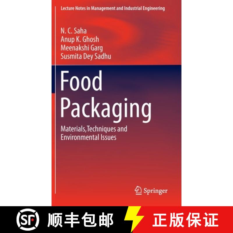 【3-4周达】Food Packaging : Materials,Techniques and Environmental Issues [9789811642326]