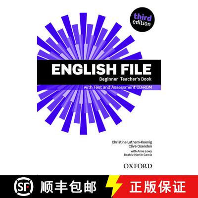 【3-4周达】English File, 3rd Edition Beginner Teacher's Book with Test & Assessment CD-ROM [9780194501507]