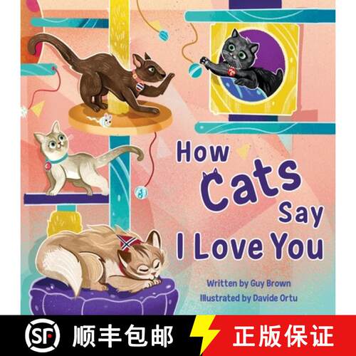 【3-4周达】How Cats Say I Love You [9781951995126]