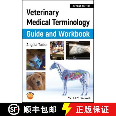 【3-4周达】Veterinary Medical Terminology Guide And Workbook [Wiley动物医学] [9781119465706]