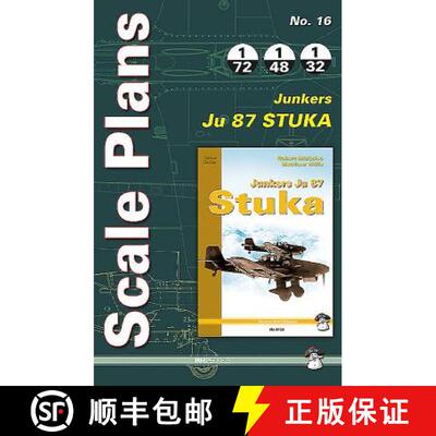 【3-4周达】Scale Plans No. 16: Junkers Ju 87 Stuka [9788363678708]