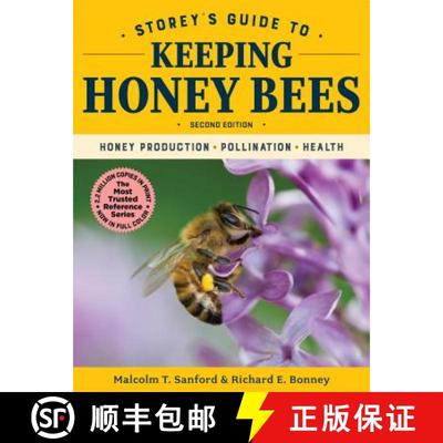 【3-4周达】Storey's Guide to Keeping Honey Bees: Honey Production, Pollination, Health: Honey Product... [9781612129785]