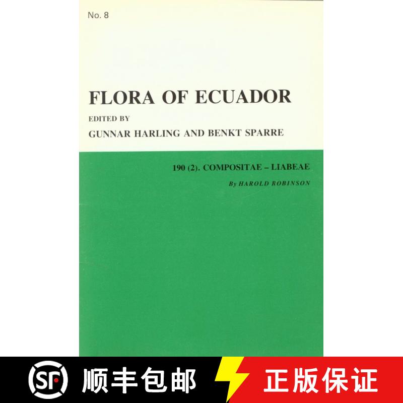 预订 Flora of Ecuador, Volume 8, Part 190 (2): Compositae-Liabeae [9789154602377]