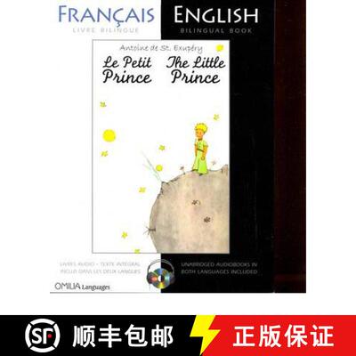 【3-4周达】精装 Little Prince: French/English bilingual edition with CD [9780956721594]
