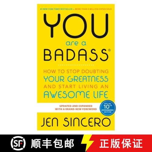 【3-4周达】You Are a Badass(r): How to Stop Doubting Your Greatness and Start Living an Awesome Life [9780762447695]