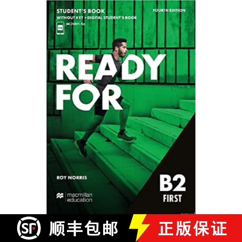 【2-3周达】Ready for B2 First 4th Edition Student's Book without Key and Digital Student's Book and S... [9781380052292]