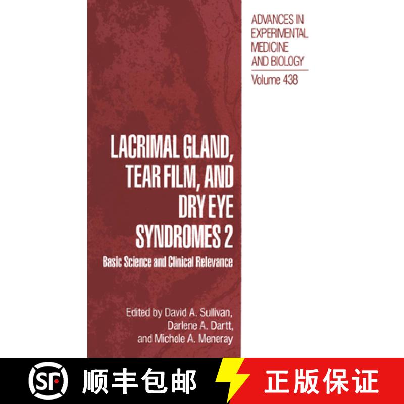 【3-4周达】Lacrimal Gland, Tear Film, and Dry Eye Syndromes 2: Basic Science and Clinical Relevance [9781461374459]