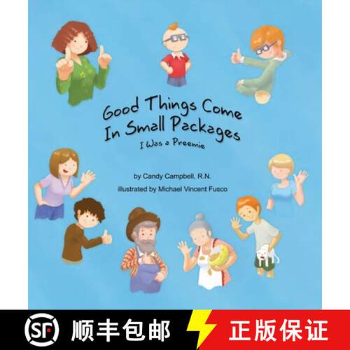 【3-4周达】精装 Good Things Come In Small Packages:  I Was A Preemie [9781733844567]