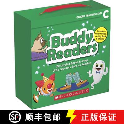 【3-4周达】Buddy Readers: Level C (Parent Pack): 20 Leveled Books for Little Learners [9781338317206]