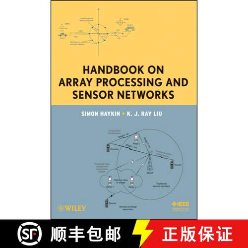 【3-4周达】精装 Handbook On Array Processing And Sensor Networks [Wiley电子电气工程] [9780470371763]
