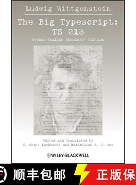 【3-4周达】Big Typescript - Ts 213 German English Scholars' Edition [Wiley哲学] [9781405106993]