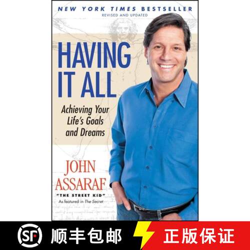 【3-4周达】Having It All: Achieving Your Life's Goals and Dreams: Achieving Your Life's Goals and Dreams [9781416563617]