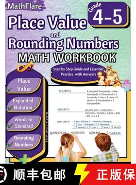 预订 Place Value and Expanded Notations Math Workbook 4th and 5th Grade: Place Value Grade 4-5, Expan... [9798869373199]
