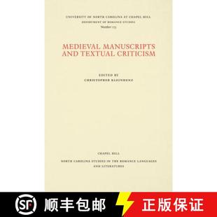 and Manuscripts Textual Criticism 预订 9780807891735 Medieval