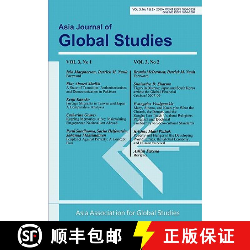 【3-4周达】Asia Journal of Global Studies: Vol. 3, Nos. 1 and 2 [9781599428260]