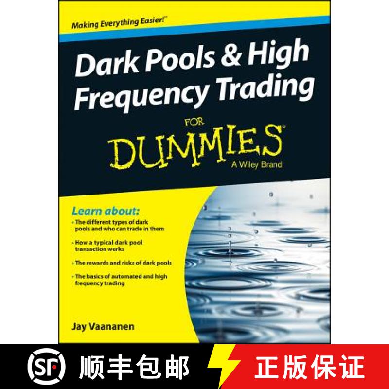 【3-4周达】Dark Pools & High Frequency Trading For Dummies [Wiley金融] [9781118879191]