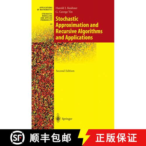【3-4周达】精装 Stochastic Approximation and Recursive Algorithms and Applications (Second Edition 2003) [9780387008943]