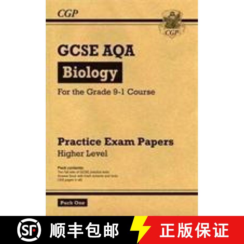 【2-3周达】Grade 9-1 GCSE Biology AQA Practice Papers: Higher Pack 1 [9781782948254]