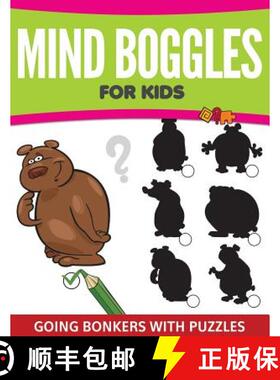 【3-4周达】Mind Boggles For Kids: Going Bonkers with Puzzles [9781681457994]