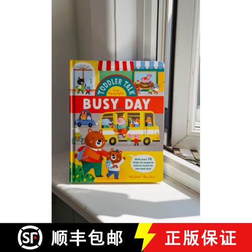 【3-4周达】精装 Toddler Talk: Busy Day [9781916532878]