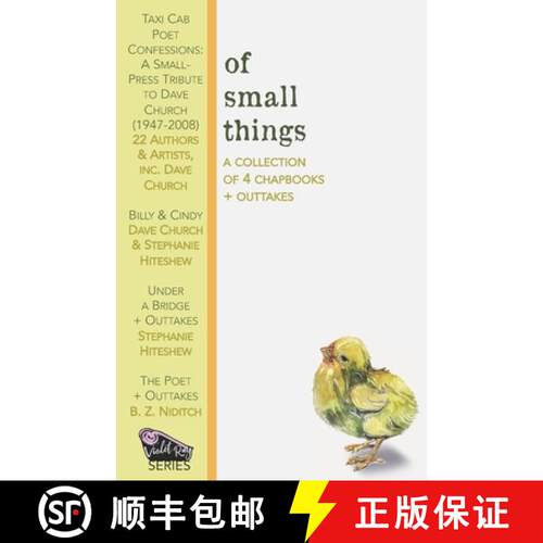 【3-4周达】Of Small Things [9781946580269]