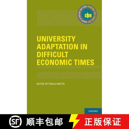 【3-4周达】精装 University Adaptation in Difficult Economic Times [9780199989393]