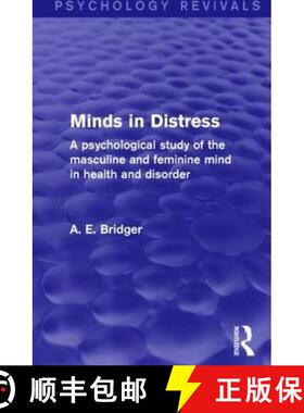 【3-4周达】Minds in Distress (Psychology Revivals): A Psychological Study of the Masculine and Femini... [9781138817265]